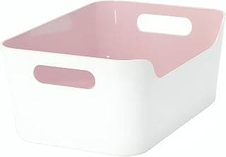 Ikea Rectangular Variera Box (Light Pink, 24X17 Cm)(Plastic)