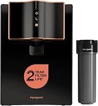 Aquaguard Enrich Marvel RO+UV+UF 2X | 2 Year Filter Life | With Mega Sediment Filter | Copper Technology | 10 Stage Purification | >40% Water Recovery | Suitable for all Water Sources | 6L storage