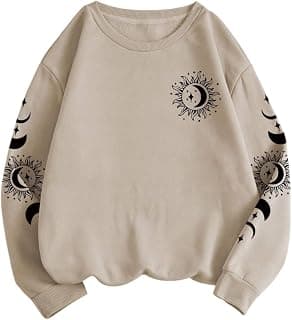 TAGAS Women's Sun & Moon Print Sweatshirt || Sweatshirt for Women ||Womens Winters WEAR || (WSS-22)