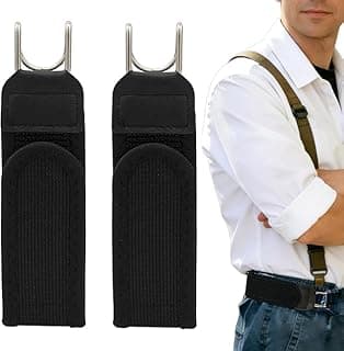 KNH MART Buckleless Elastic Belt for Men & Women – Adjustable Stretch Waist Belt with Metal Hook, Invisible Buckleless Belt for Work, Casual & Outdoor (1 PAIR)