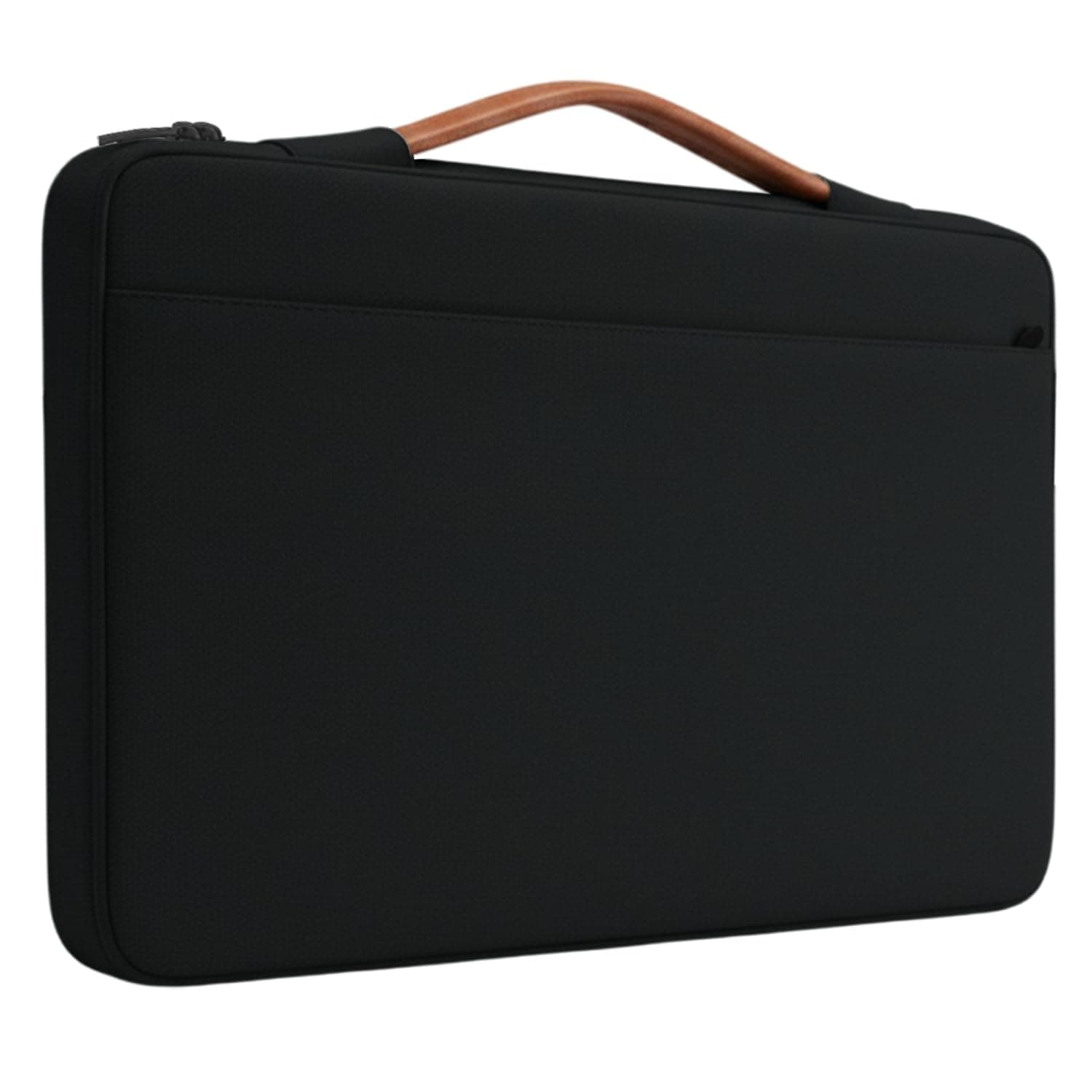 Dyazo 14.1 Inch Laptop Sleeve Carry Case with Handle | Front Accessories Pocket with Organized Compartments | Protective Laptop Bag Compatible for MacBook, HP, Dell, Lenovo, Acer, Asus & More (Black)