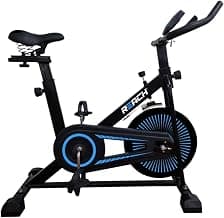 Reach Apollo Spin Bike | 6.5 KG Flywheel | 8 Levels of Adjustable Resistance | Max User Weight 110 KG | LCD Monitor | Exercise Bike for Home Workout | 12 Months Warranty
