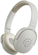 pTron Studio w/ 60Hrs Playtime, Wireless Over-Ear Headphones with HD Mic, Dual-Device Pairing, Immersive Sound, 40mm Drivers, BT5.4, 3.5mm Aux Port, TF Card Slot & Type-C Fast Charging (Beige)