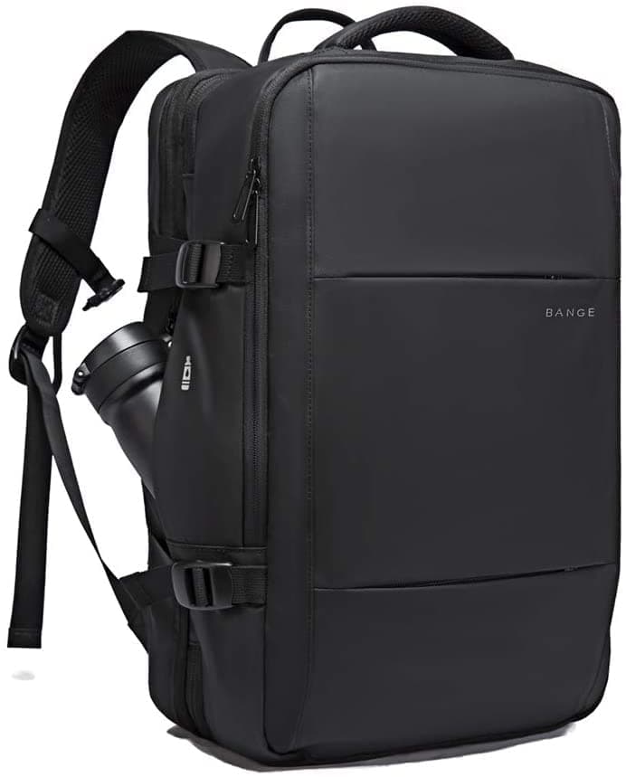Red Lemon Titan Ultrafit Plus Bange Series 15.6-inch Laptop Bags Backpacks for Men and Women 45L Outdoor and Camping 3in1 Office Bags,Travelling,Backpack (With Bottle Holder), Black