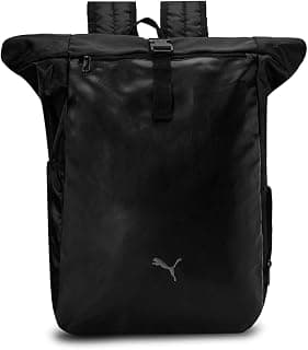 PUMA Unisex-Adult Rolltop Backpack, Black (9152801)