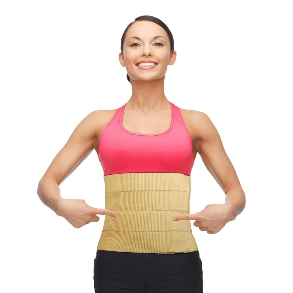 Dyna Sego 4 Elastic Abdominal Corset Width Adjustment Beige