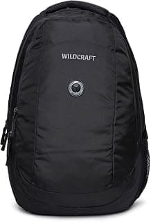 Wildcraft Power 3 Compartment Laptop Backpack (11886-Black) 2025, 24 Litres