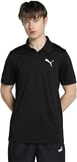 PUMA Men Polyester Solid Classic Fit Polos