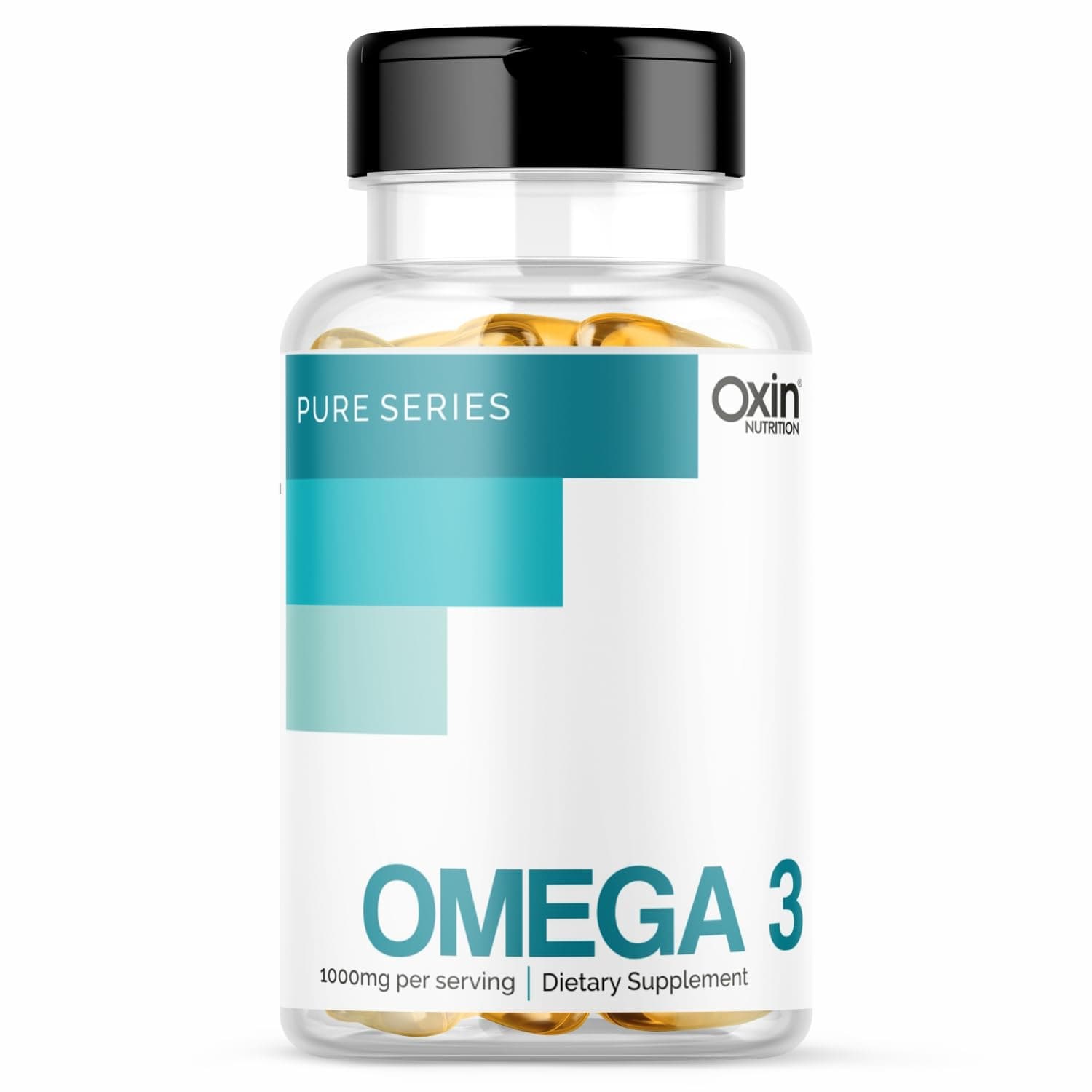Oxin Nutrition Omega 3 Triple Strength Fish Oil Omega 3 Capsule 1000mg Supplement For Men & For Women Natural 550mg EPA & 350mg DHA 100 caps