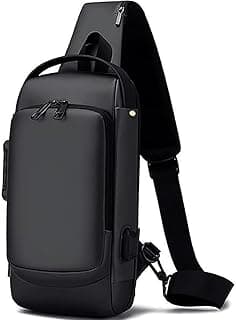 Walizza Lifestyle Sling Bag for Men & Women– Crossbody Sling Bag for Travel, Cycling & Hiking | Waterproof Shoulder Bag with Compartment and Zipper Pockets