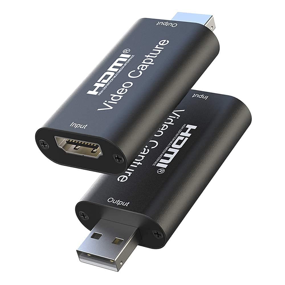 Microware Audio Video Capture Card, HDMI to USB 2.0, Full HD UP to 1080P 60fps Live Video Recorder Game Capture Card for Laptop High Definition Acquisition, Live Broadcasting