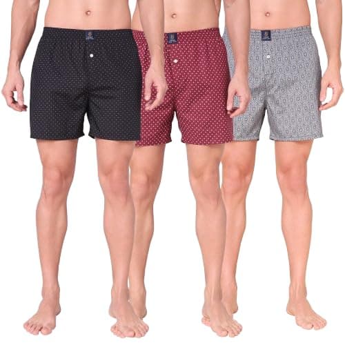 Urban Scottish Ultra-Comfortable Men's Boxer Pants - 100% Cotton Material with A Stylish Print - Soft and Stretchy Elastic Waist Band - Dynamic Movement and Hardwearing Stitching - Breathable with A Gentle Snug Fit