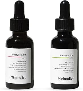 Minimalist Acne Control Duo: Salicylic Acid + Niacinamide Serum