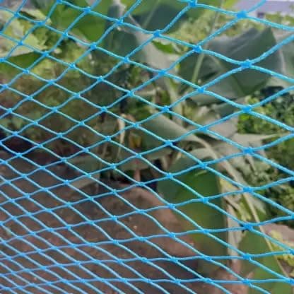 RK Trends Bird Net/Kabutar Jaali/Pigeon net/Safety net/Sports net/Monkey Net/Child Protection Net(12 Ply Thickness 0.85MM) with Installation kit (10Ft x 20Ft, Blue)