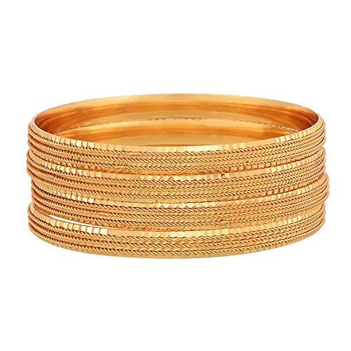 ZENEME Gold Plated Bangles for Women's & Girl's