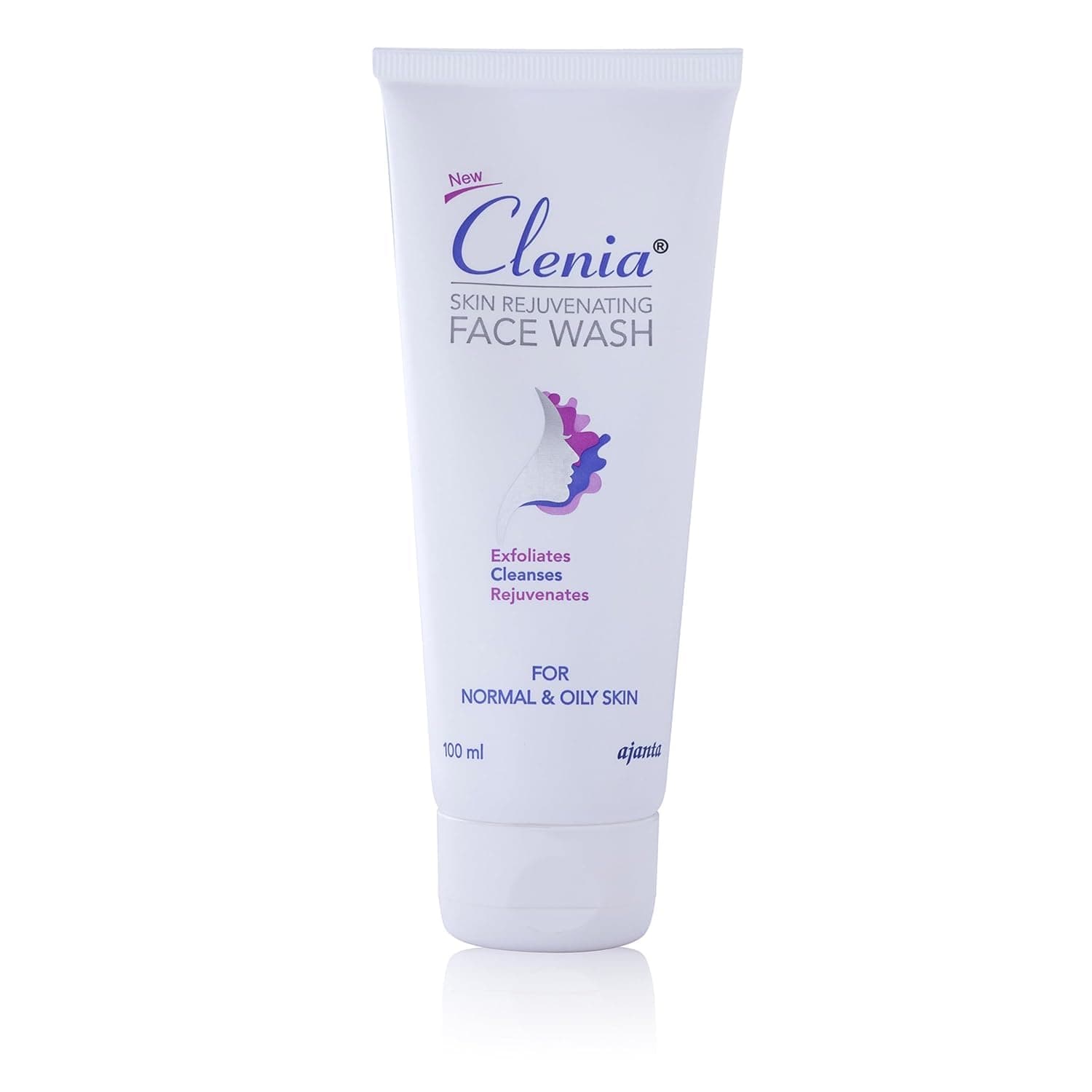 Clenia Face Wash | Mandelic, Salicylic & Azelaic Acids + Niacinamide | Exfoliating Face Wash | Soap & SLES-Free | Cleanses & Rejuvenates | Normal & Oily Skin | Lightens Spots | Acne Control | 100ml