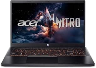 Acer Nitro V 15, Intel core i7-13th Gen 13620H,NVIDIA GeForce RTX - 5050 8GB, 16 GB,512 GB,Full HD IPS,15.6"/39.62 cm,165 Hz, Win 11 Home, Obsidian Black, 2.113 kg, ANV15-52, Amber KB,Gaming Laptop
