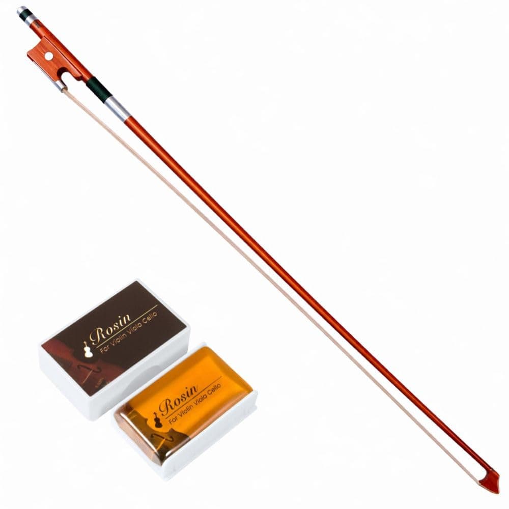 MOCKING BIRD 4/4 Full Size Violin Bow – Lightweight, Durable Wooden Bow with Natural Horsehair for Student and Professional Use Violin Bow Horse hair for All types of Violin/Viola