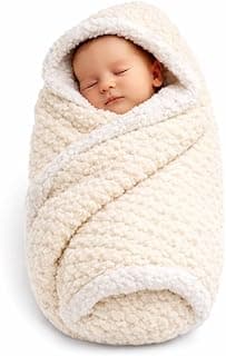 First Kick Premium Baby Blanket 100×75 cm – Ultra Soft Flannel Sherpa Newborn Blanket for Winter, AC, Stroller, Crib, Travel (0-12 Months)