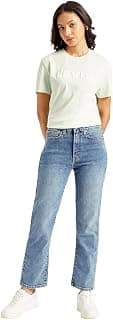 Levi's Women's High Rise Wedgie Straight Fit Blue Jeans