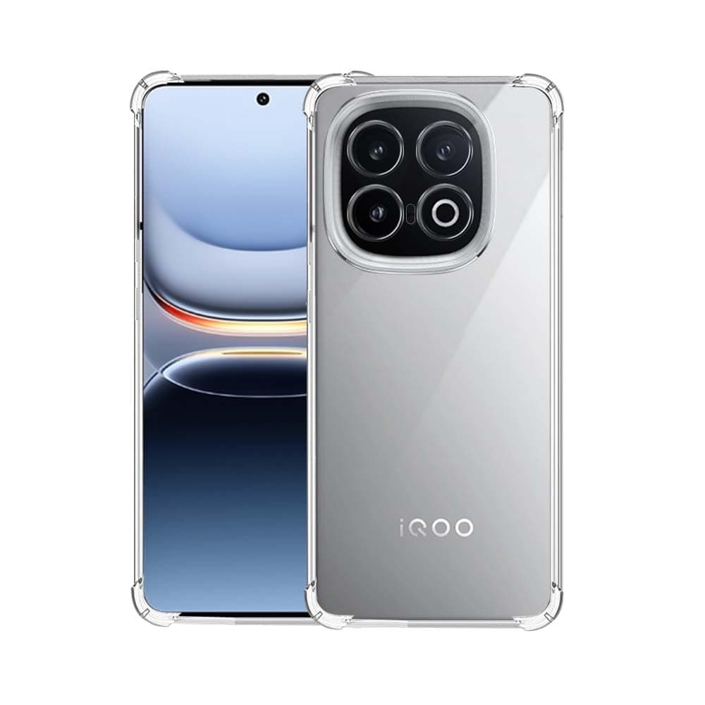 7SEVEN® Back Cover for IQOO 13 5G Transparent Mobile Back Case Shock Proof Design Camera Edges Protection Crystal Clear Phone Case Silicon Soft TPU and Flexible Bumper Phone Cover