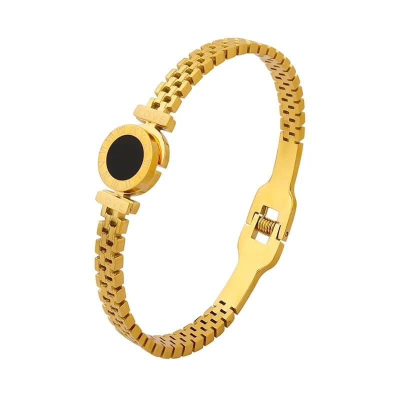 MEENAZ bracelet for woman Evil Eye Bangles for women Anti Tarnish Stylish Adjustable Bracelet for girls gold Kada for Women Accessories Jewellery for Women Girls friendship crystal open kada -569