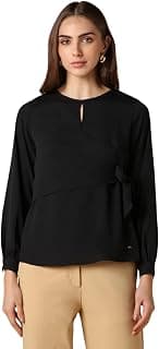 Allen Solly Women's Polyester Regular Fit Blouse Top