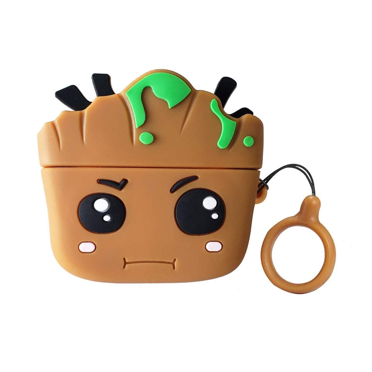 LATALI Cartoon Silicone Case Compatible with Apple AirPods Pro 2 Case Cover – Cute 3D Shockproof 360° Protective Skin Cover with Keychain | AirPods Pro 2nd Gen Case (Groot)