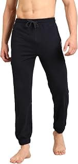 Pepe Jeans Men's Solid Cotton Poly Regular Fit Track Pant | Versatile Athleisure Bottom for Gym, Sports & Training | Lightweight Breathable Fabric | Elastic Waistband with Drawcord | Zip Pockets