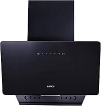 Elica 90cm 1600 m3/hr Vertical Filterless Autoclean Kitchen Chimney with Twin Suction Inlets | 15 Years Motor & 5 Years Comprehensive Warranty| KITTY FL 900 HAC LTW MS NERO |Black| Touch+Motion Sensor