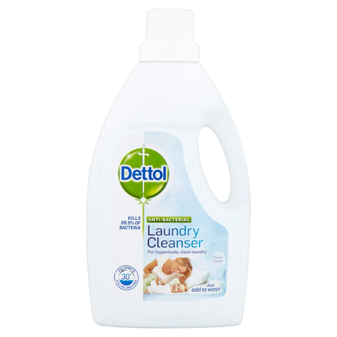Dettol Anti Bacterial Fresh Cotton Liquid Laundry Sanitiser Cleanser - 1.5 L