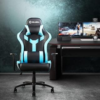 CELLBELL GC11 Transformer Series Ergonomic Gaming Chair for Gamers & Professionals | High Back Racing Computer Chair with Lumbar Support, Reclining Backrest PU Leather & 3-Year Warranty (Pattern 013)