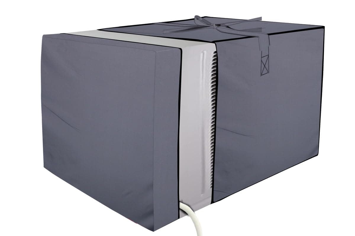 Stylista Elastic fit waterproof window ac cover compatible for Blue Star 1 Ton 2WAE121YCF Dustproof cover for inner and outer section, Grey
