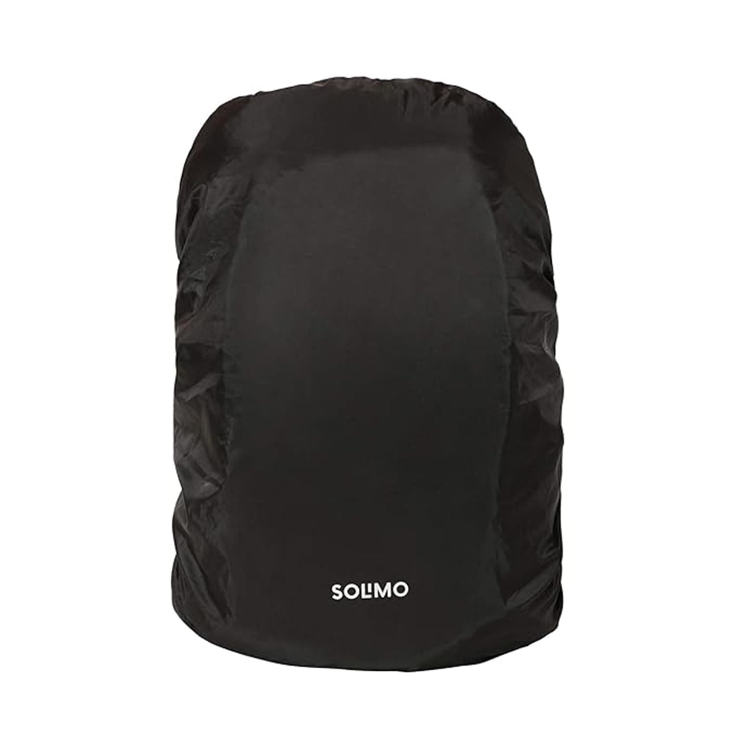 Amazon Brand - Solimo Rain & Dust Cover for Backpack (Black)