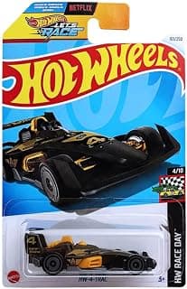 Hot Wheels Let's Race Netlix HW 4 Trac HW Race Day for Ages 3 and Up (Black)