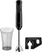 Sujata Blendstick Hand Blender | 600W Heavy Duty Motor | Variable Speed Control | Stainless Steel Shaft | 18000 RPM | Professional Immersion Blender | Easy Clean | Black