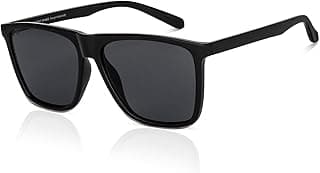 VINCENT CHASE EYEWEAR Vincent Chase By Lenskart | Full Rim Square | Polarized and 100% UV Protected | Men & Women | Large | VC S14459