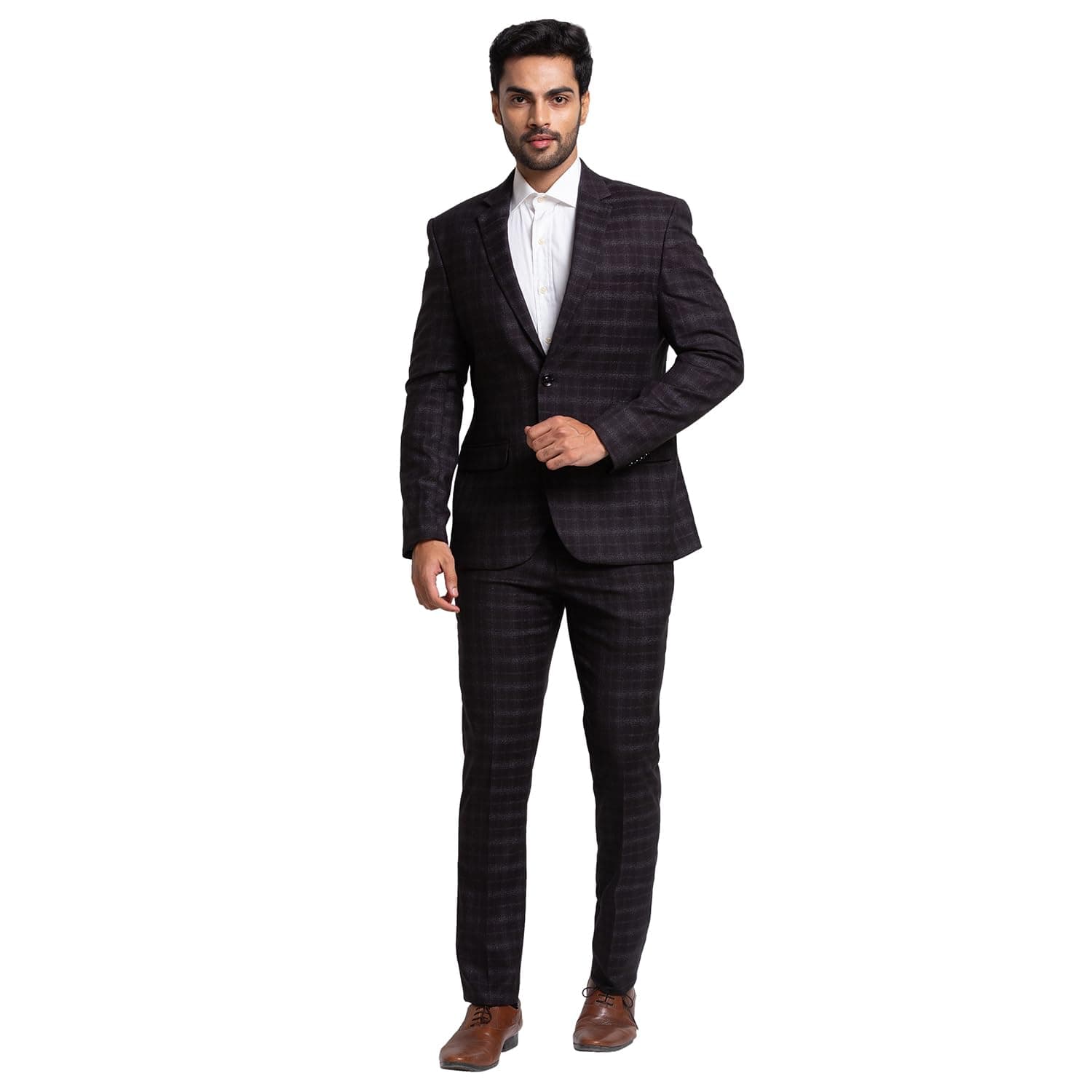 Parx Men Business Suit Pants Set