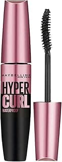 Maybelline New York Mascara, Highly Pigmented Colour, Long-lasting, Waterproof, Hypercurl , Black, 9.2ml