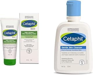 Cetaphil Daily Advance Ultra Hydrating Lotion, 100g and Cetaphil Gentle Skin Cleanser, 125ml