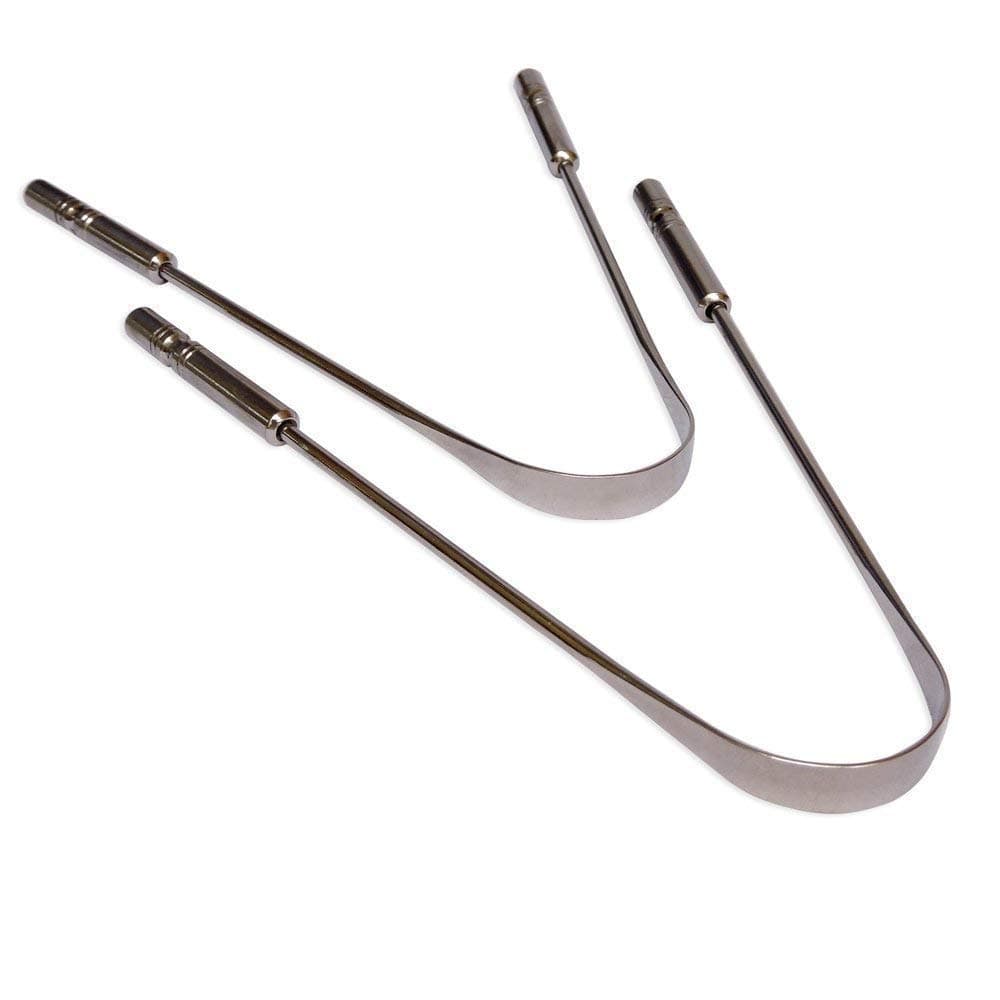 NURPI STAINLESS STEEL PREMIUM TONGUE CLEANER pack of 2