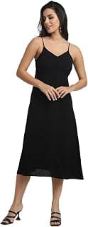 FOREVER 21 Women Solid Fitted Knee Length Dress