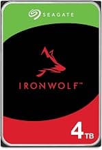 Seagate IronWolf 4TB NAS Internal Hard Drive HDD – CMR 3.5 Inch SATA 6Gb/s 5400 RPM 256MB Cache for RAID Network Attached Storage with 3-Years Data Recovery Services (ST4000VN006)