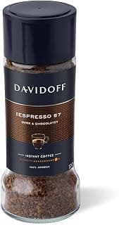 Davidoff Espresso 57 Dark & Chocolatey Instant Coffee – 100% Arabica, Rich Premium Coffee 100g Jar | Imported from Germany