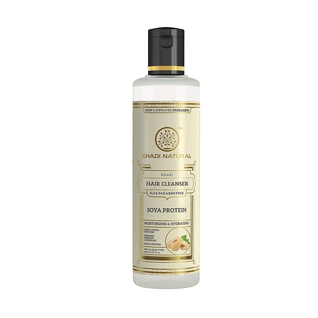 KHADI NATURAL SOYA PROTEIN HAIR CLEANSER - SLS & PARABEN FREE