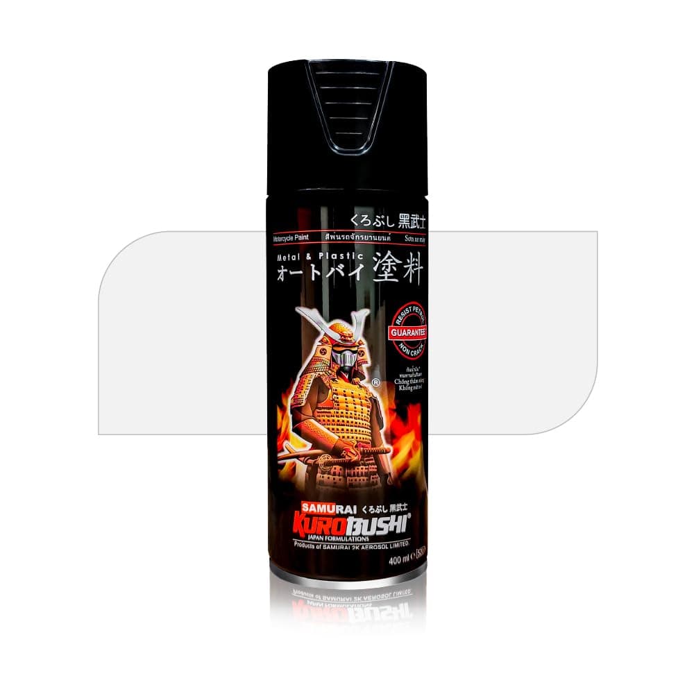Samurai Standard Colour F2 Flat White Spray Paint- Automotive,Motorcycle,DIY