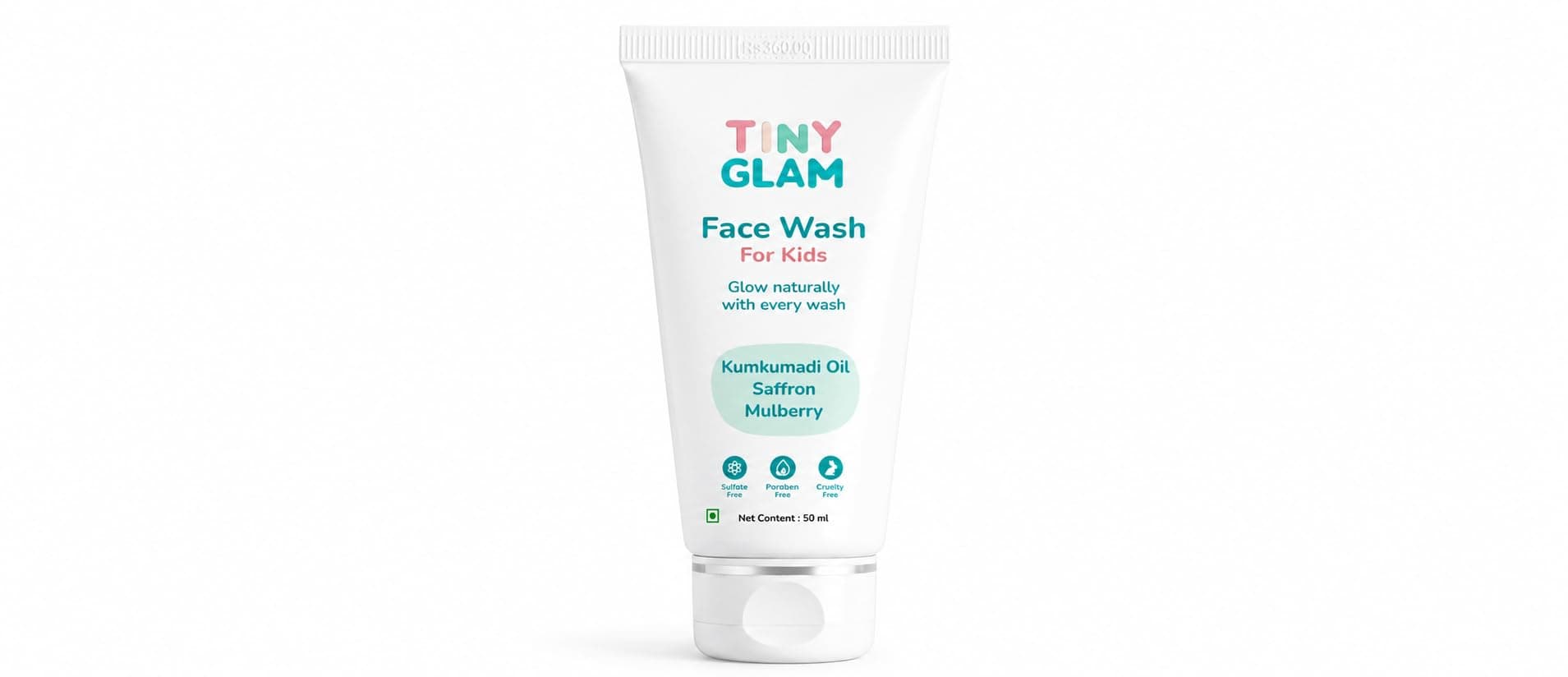 Kids Face Wash 4-16 Years | Gentle Sulfate-Free Cleanser for Healthy, Fresh Skin | Paraben Free, Cruelty Free & 100% Vegan | 50ml