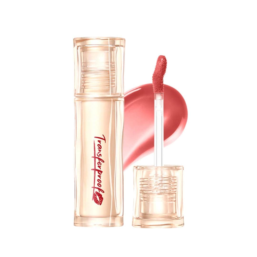 Focallure Watery Transferproof Lip Cream | Long Lasting Lightweight Liquid Lipstick | Smudge-Proof, Non-Sticky, Matte & Hydrating Lip Color | Comfortable, Waterproof, Kiss-Proof Lip Makeup | HOT PK03 Pinky Nude |1.8gm