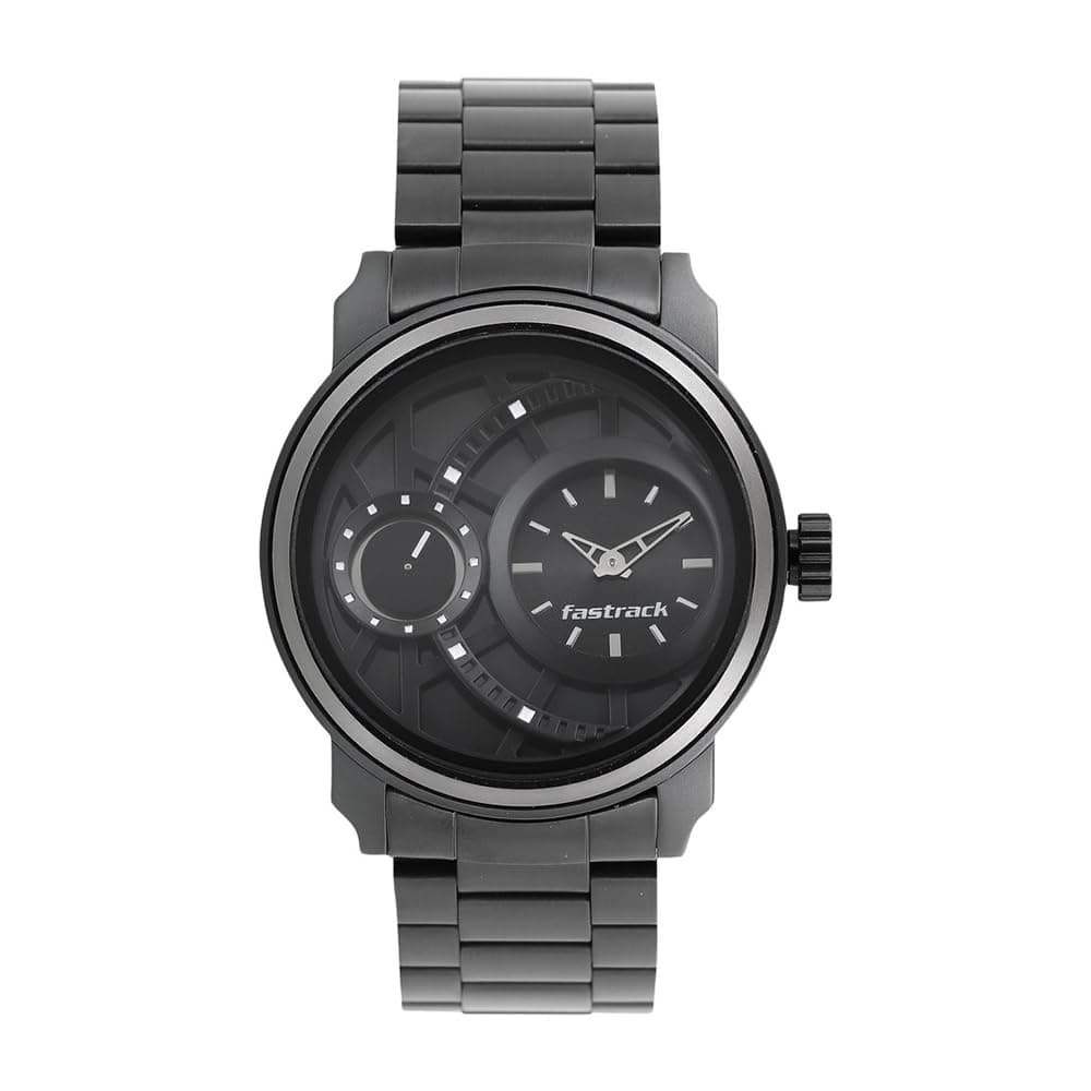 Fastrack Analog Black Dial Men's Watch NM3147KM01/NN3147KM01