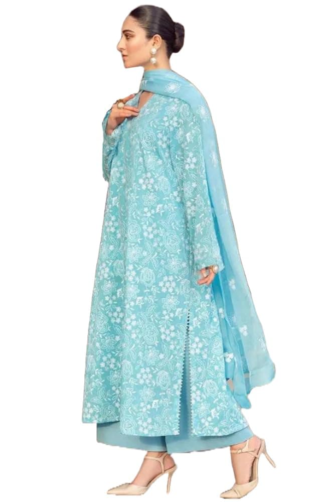 ANNI DESIGNER Women Rayon Blend Kurta & Palazzo With Dupatta